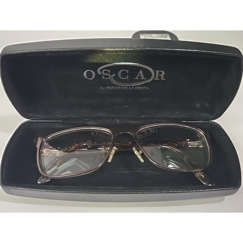Oscar De La‎ Renta OSL463 210 Glitter Tortoise Eyeglasses (Frames Only) 52-17 - Picture 6 of 7